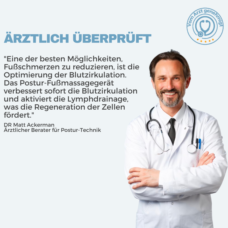 NEMS-Fußmassagegerät - für eine dauerhafte Linderung von Fußschmerzen