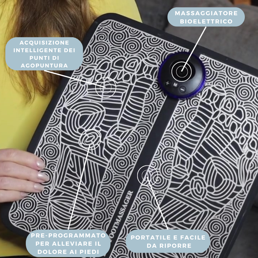 Massaggiatore per piedi NEMS - Per un sollievo duraturo dal dolore ai piedi