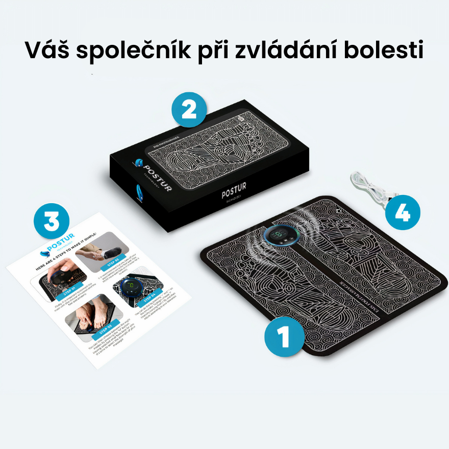 Masážní přístroj na nohy NEMS - pro trvalou úlevu od bolesti nohou